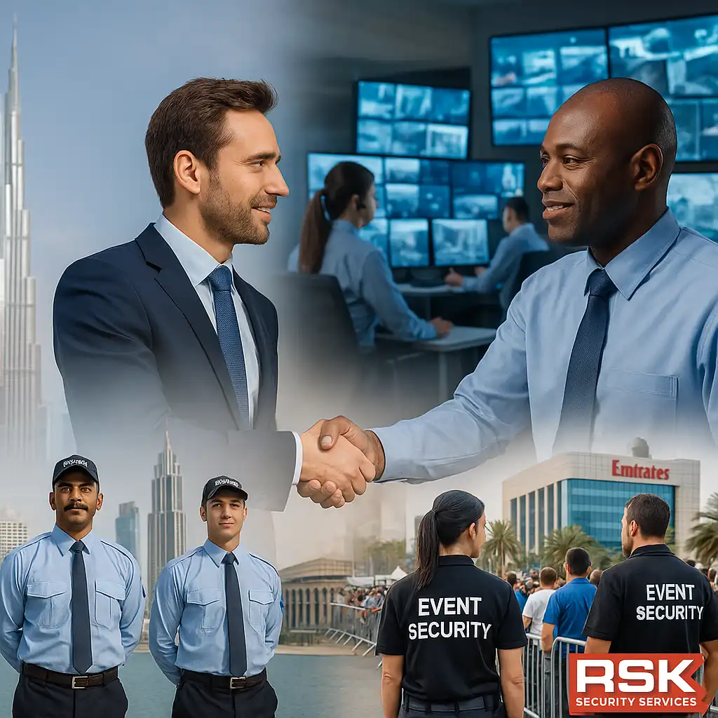 RSK Security team providing professional protection services in Dubai